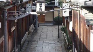 石塀小路はきれいなところです。