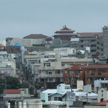 モノレールの駅からみたところ