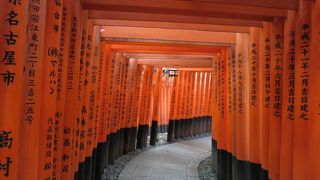 千本鳥居を歩くのは実に楽しい