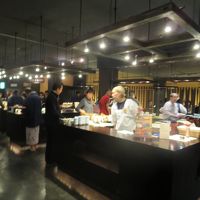 朝食のバイキングにもせんべい汁がありました