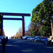 第一鳥居（大鳥居）　高さ25m