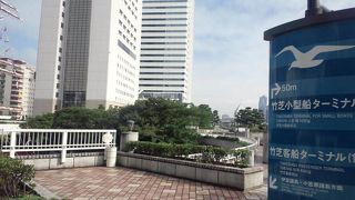 広場の上には公園があります