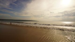 ビーチの前にディナー