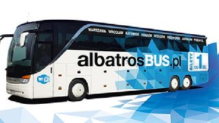 『albatrosBUS』ワルシャワ・ブロツワフ・カトヴィツェ・クラクフに路線あり