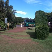 入口です。バリアフリー