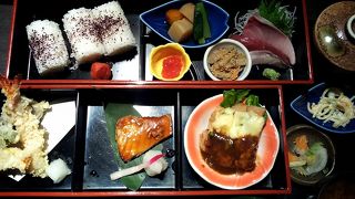 落ち着いて食べられます