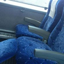 一等バスの座席