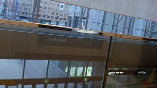 ２階からも見える