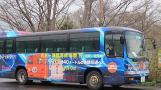 竜飛岬までの格安\200円バスを運行