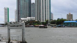 大きな川ですが、