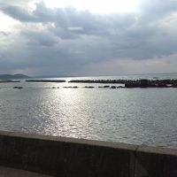 食堂からの日本海の景色