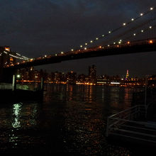 ブルックリン橋の夜