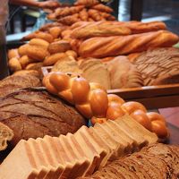 朝食のパンは種類も多く、絶品！