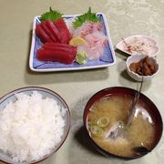 絶品ランチ！まぐろに地魚