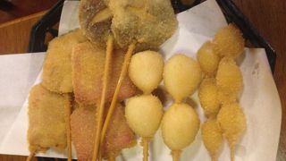 夜は串揚げ屋さん