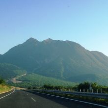 大分自動車道 別府方面より。