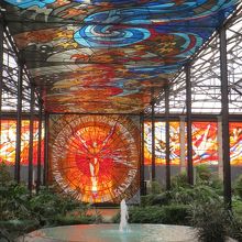 中から撮った「火の男」