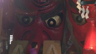 天狗に圧倒されます