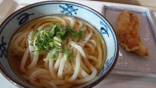 フードコート内のうどん屋さんにしてはまずまず