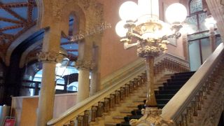 訪問した時は外壁修復中！