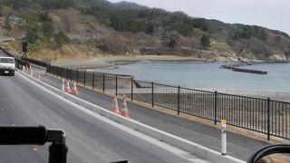 きれいな海岸線