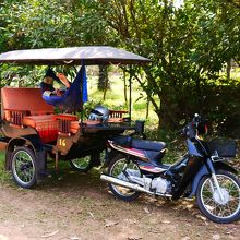 ドライバーはハンモックで昼寝してることも…