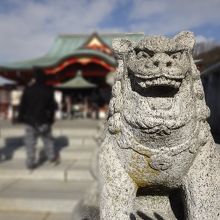 狛犬を見て安心・・・終点です