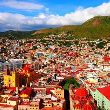 カラフルな町並み