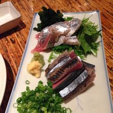 秋刀魚の刺身