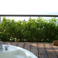 海を眺めながらジェットバス♪