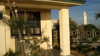 大王埼燈台のある岬