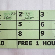 木先生の足の裏マッサージポイントカード