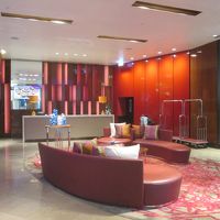 ここは１階のウェルカムロビーです