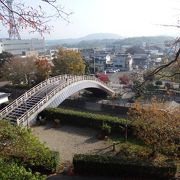 福知山城公園として整備されている福知山城跡