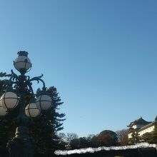 左側が電燈です。