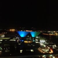 部屋から東京ビックサイトが。