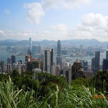 お昼のビクトリアピークから