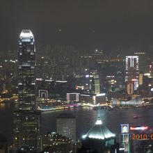 夜のビクトリアピークから