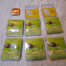 ミシャ　カタツムリフェイスマスク等を購入