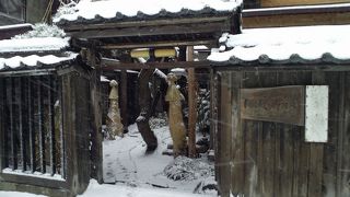 江差のニシン御殿。冬は寒いね。