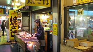 名物の“浜焼き鯖定食(１４００円)”