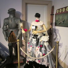 展示されているドレス