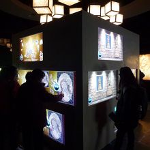 デジタル展示も多い