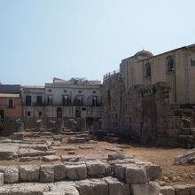 シチリア最古のドーリア式神殿の遺構です