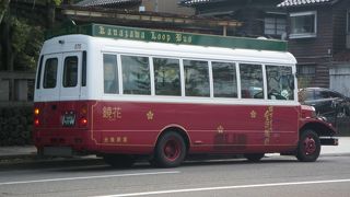 レトロな車両が一際目をひきます