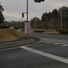 帰る時に車内から撮影。