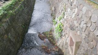 ２１世紀美術館近くにある旧西外惣構跡