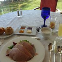 メインダイニングでの朝食