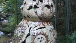 焼き物のオブジェが可愛い！