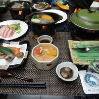 中央　茶碗蒸し風リゾットは美味しいです